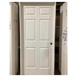 32" x 80" LH 6-Panel MDF Interior Door