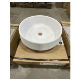 Aquabella 15-1/2" Circle Sink in White x 2