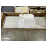 60-1/2" x 19" Flat Edge Gloss Custom Slab