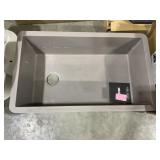 31-1/2" x 19" Undermount Single Bowl Sink in Gray