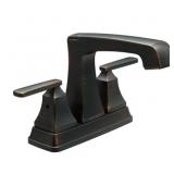 Deltaï¿½ 2H Centerset Bathroom Faucet in Bronze x2