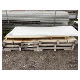 Pallet of Composite Shower Walls in Pearl Stone