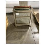 21" x 14" Mirrored Side Cabinet