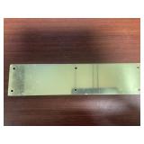 3-1/2" x 15" Brass Plate