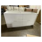 59" x 19" Vanity Base in White