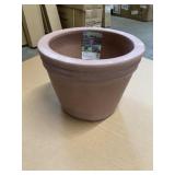 11.8" Clay Michelle Planter x 2