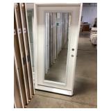 36" x 74" LH Fiberglass Full-View Exterior Door