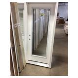 34" x 80" RH Fiberglass Full-View Exterior Door