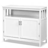 RTA Buffet Kitchen Cabinet in White