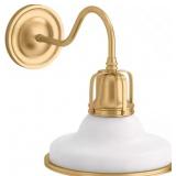 Kohlerï¿½ 1-Bulb Wall Sconce in White/Gold