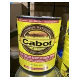 (3) Gallons Cabotï¿½ White Base Acrylic Deck Stains