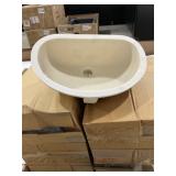 19"L Composite Undermount Single Bowl Sink x 2