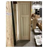 24" x 80" LH 3-Panel Pine Interior Door