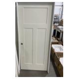 36" x 80" RH MDF 3-Panel Interior Door