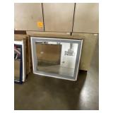 36" x 30" Mirror with Wooden Gray Frame