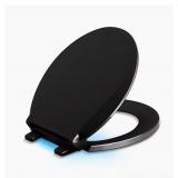 Kohler Round Front Toilet Seat In Black