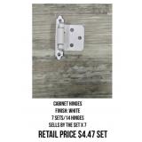 Cabinet Hinges x7