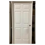 36" x 80" LH Primed 6-Panel Interior Door