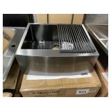 Handmade Stainless Steel Sink in Black