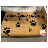 24" x 50" "Wipe Your Paws" Welcome Mat x 2