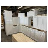 15pc. Silvercreek Aspen White 36" Kitchen