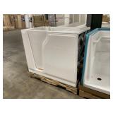 52" x 30" White Walk In Bathtub With 6 Water Jets