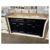62" Double Sink Bathroom Vanity