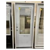 32" x 80" RH Steel MV w/ Blinds Exterior Door