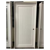 36" x 80" LH Primed Single Panel Interior Door