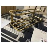 Groheï¿½ Brush Brass 24" Towel Rack x 2