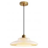 Mid Century 13" Gold Nordic Pendant Light