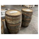Barton 1792 Distillery Wooden Whiskey Barrell x 2