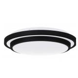 Ashley LED Flush Mount in Black x 4
