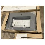 35-1/2" Grey Wall Mounted Countertop Sink