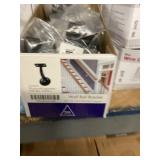 Box of Black Wall Rail Brackets