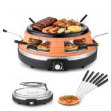 Saenchue 6 Person Mini Pizza Maker