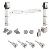 Traditional Hardware Nickel Sliding Door Hardware