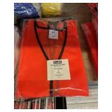 Ulineï¿½ S/XL Orange Hi-ViS Safety Vest x 10