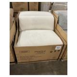 Armless Chair to Sectional in Connor Ivory