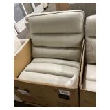 American Signature Hartley Lite Gray Armless Chair