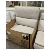 American Signature Brookdale Ivory Armless Chair