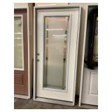 36" x 80" RH Fiberglass Full-View Exterior Door