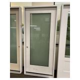 36" x 80" RH Fiberglass Full-View Exterior Door