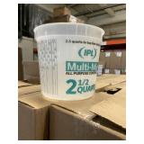 Case Of (24) 2.5 Qt. Mixing Containers x5
