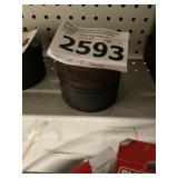 Stack of Abrasive Cutoff Wheels