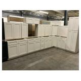 15pc. Silvercreek Classic Cream Shaker 30" Kitchen