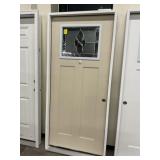 36" x 80" LH Fiberglass Craftsman Style Ext. Door