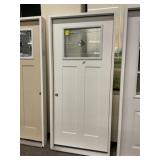36" x 80" RH Fiberglass Craftsman Style Ext. Door