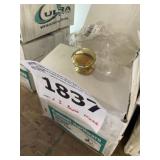 Mix Styled Polished Brass Cabinet Knobs x 3