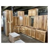 15pc. Silvercreek Hickory Shaker 42" Kitchen